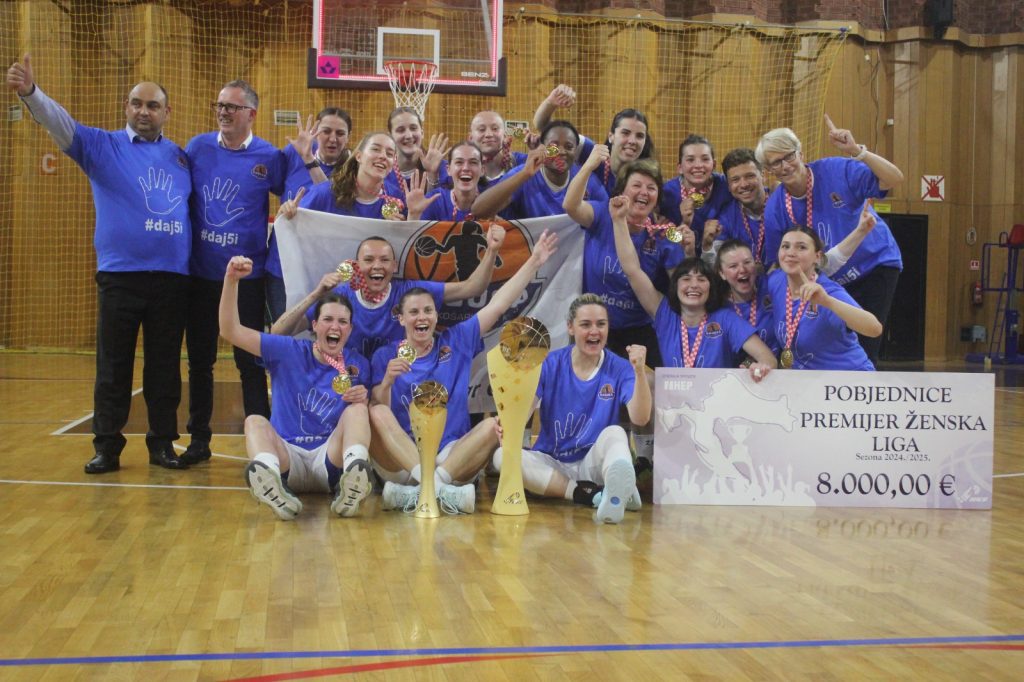 Košarkašice Raguse peti put u nizu prvakinje Hrvatske!